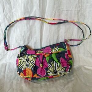Vera Bradley shoulder or crossbody adjustable small purse floral